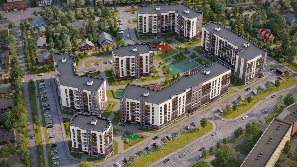 2-комнатная, 54.3 м² 3